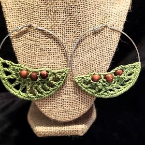 Hand Crafted Boho Beaded Earrings
